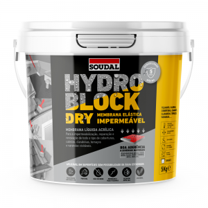 Impermeabilizante Hydro Block Dry 5kg - Soudal - Aurymat