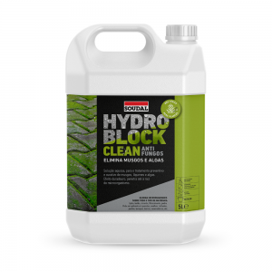 Solução anti-fungos Hydro Block Clean 5L Soudal - Aurymat